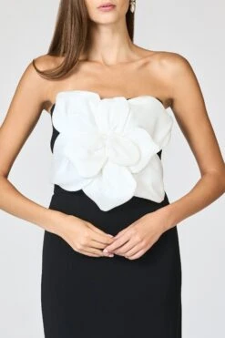 MARIST GOWN - IVORY BLACK -Sachin and Babi US R261G12 001 6