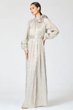 METALLIC VERA GOWN - METALLIC