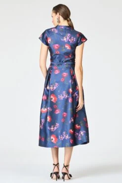 MARTINE DRESS - MIDNIGHT JARDIN -Sachin and Babi US R262D14 418 3