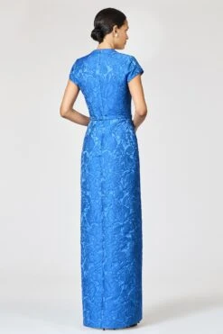 CLOQUE LYNN GOWN - MOONBEAM -Sachin and Babi US R262G13 498 5