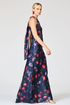 LAURANT GOWN - MIDNIGHT JARDIN -Sachin and Babi US R262G21 418 3