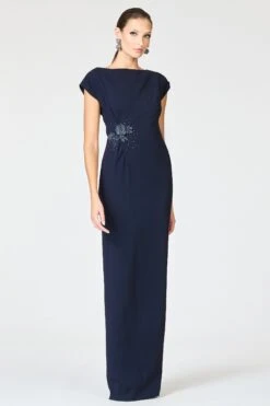 EMBELLISHED KELLY GOWN - MIDNIGHT -Sachin and Babi US R262G23 410 8