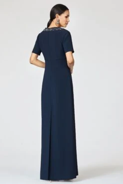 EMBELLISHED FRANCA GOWN - MIDNIGHT -Sachin and Babi US R262G28 410 6