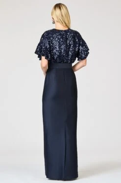 MARLENE GOWN - MIDNIGHT -Sachin and Babi US R262G39 410 5