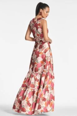 Rori Gown - Molti Fiore -Sachin and Babi US RORIGOWN MOLTIFIORE BACK