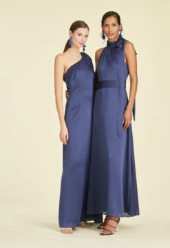 Chelsea Gown - Deep Cobalt -Sachin and Babi US S221B06 409 S221B02 409 1