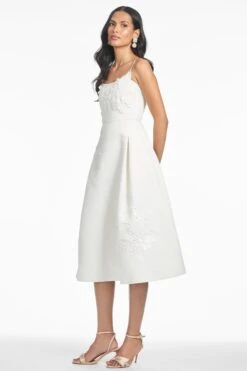 EMBELLISHED AUDRA DRESS - IVORY -Sachin and Babi US S251B08 103 3