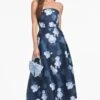 SHAY DRESS - MIDNIGHT GLACIAL ROSE -Sachin and Babi US S251D38 003 3
