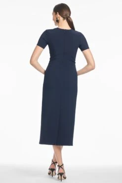 EMBELLISHED TAMARA DRESS - MIDNIGHT 11 EMBELLISHED TAMARA DRESS - MIDNIGHT -Sachin and Babi US S251D41 401 5