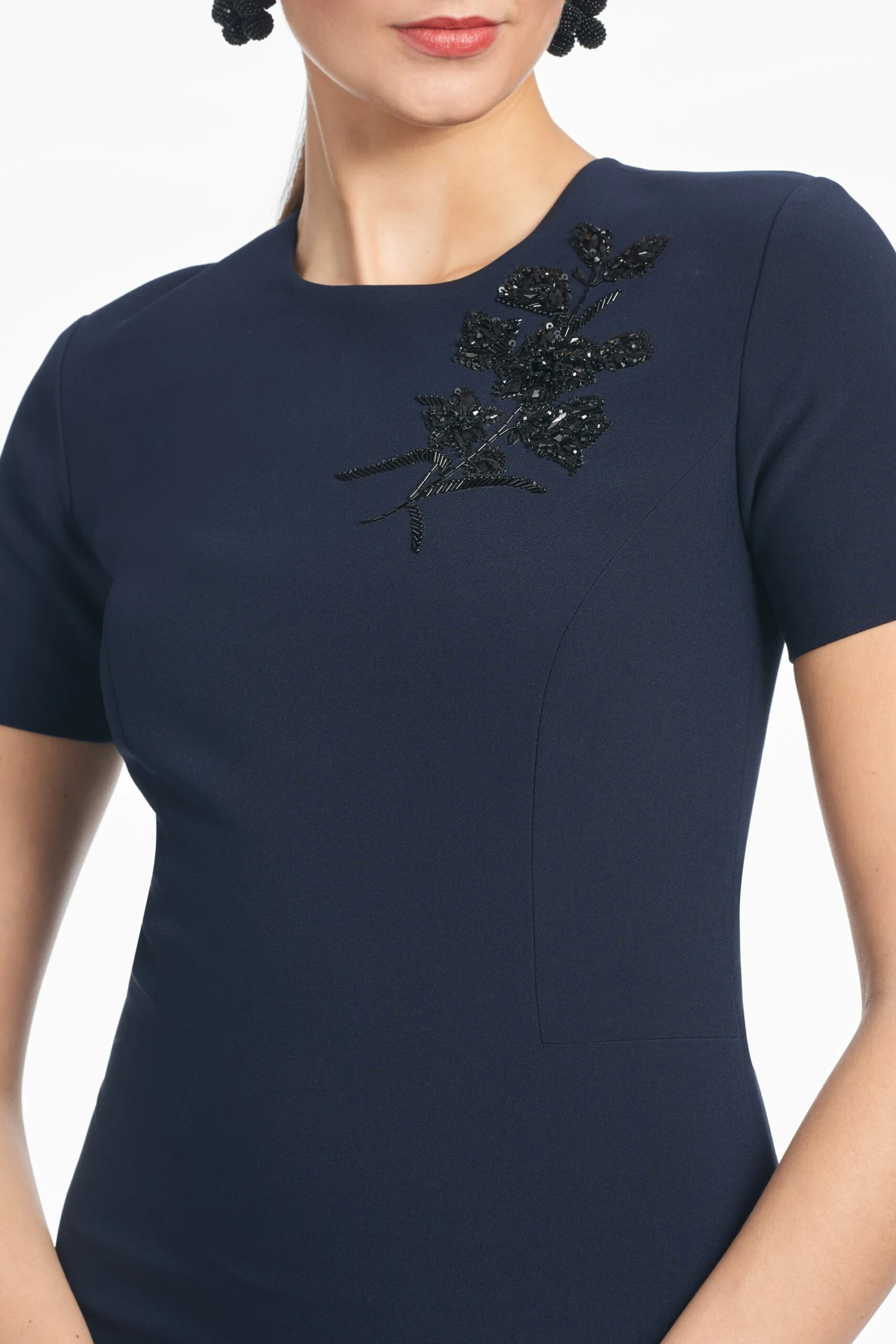 EMBELLISHED TAMARA DRESS - MIDNIGHT 4 EMBELLISHED TAMARA DRESS - MIDNIGHT - Image 2