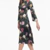 ALEXA DRESS - DARK MIDNIGHT GARDEN -Sachin and Babi US S251D43 413 2