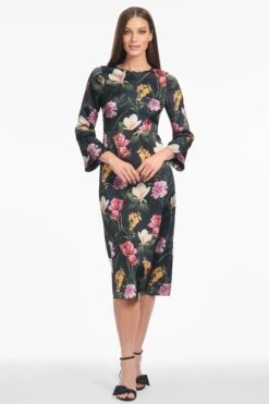 ALEXA DRESS - DARK MIDNIGHT GARDEN -Sachin and Babi US S251D43 413 5