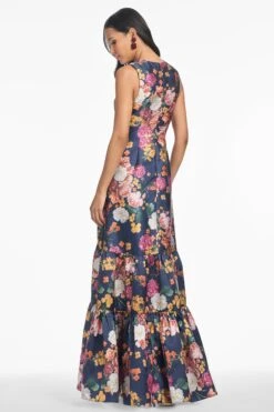 RORI GOWN - MIDNIGHTS MAGIC BLOOMS -Sachin and Babi US S251G06 414 4