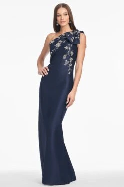 EMBELLISHED OLIVIA GOWN - NIGHT SKY -Sachin and Babi US S251G32 415 3