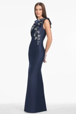 EMBELLISHED OLIVIA GOWN - NIGHT SKY -Sachin and Babi US S251G32 415 5