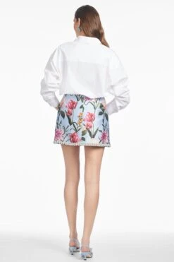PIPER SKIRT - GLACIAL BLUE BLOSSOMS -Sachin and Babi US S251T02 100 6 4516c718 c9e4 45a4 8453 83f93972b5d9