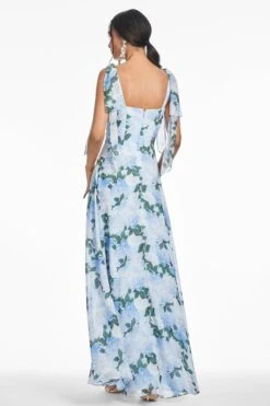PEARL GOWN - GLACIAL PEONIES -Sachin and Babi US S252G27 458 4