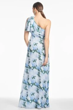 CHELSEA GOWN - GLACIAL PEONIES -Sachin and Babi US S252G28 458 4