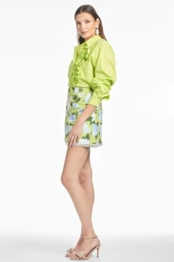 PIPER SKIRT - CITRINE PEONIES -Sachin and Babi US S253S03 324 2 34a1141a 9dee 45f3 835a 028c6dfadc39