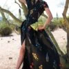 Marta Gown - Noir Bouquet -Sachin and Babi US SACHINBABIRAW1500