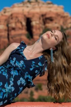 MAGDELAINE GOWN - POSEIDON VENETIAN PETAL -Sachin and Babi US SBSEDONABESTRAW1889 Edit