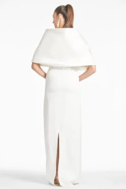 The Hug Shawl - Ivory -Sachin and Babi US SHAWL IVORY BACK