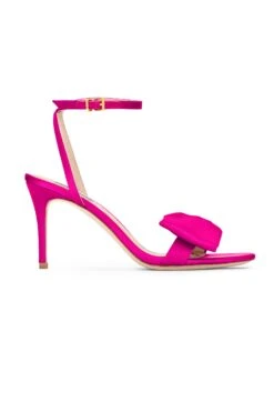 Chelsea Obi-Bow Open Toe - Cerise -Sachin and Babi US SHOE CHELSEA CERISE SIDE