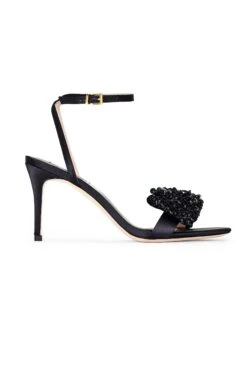Chelsea Embellished Obi-Bow Open Toe - Black -Sachin and Babi US SHOE CHELSEA EMBELLISHED BLACK SIDE e70614ae a778 4d97 aa34 90a7425ce462