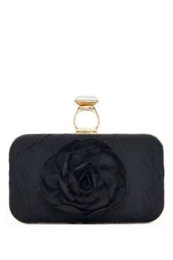 ON THE ROCKS WITH ROSE CLUTCH - BLACK