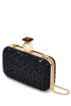 ON THE ROCKS CLUTCH - BLACK -Sachin and Babi US SHOT 02 106