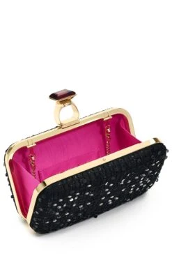 ON THE ROCKS CLUTCH - BLACK -Sachin and Babi US SHOT 03 029 305d5722 7046 4a67 a735 ed777f030fff