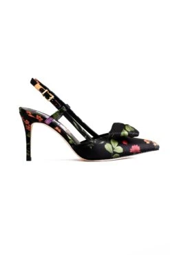 Lenox Obi-Bow Slingback - Noir Wildflower 9 Lenox Obi-Bow Slingback - Noir Wildflower -Sachin and Babi US SHOT 03 092