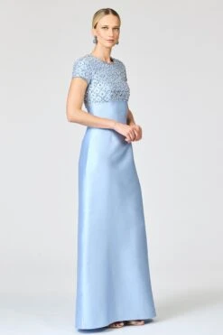 EMBELLISHED AMSTERDAM GOWN - GLACIAL BLUE -Sachin and Babi US SHOT 05 129 a03327de bf7e 4fe7 842c 5c8d3e53e38c