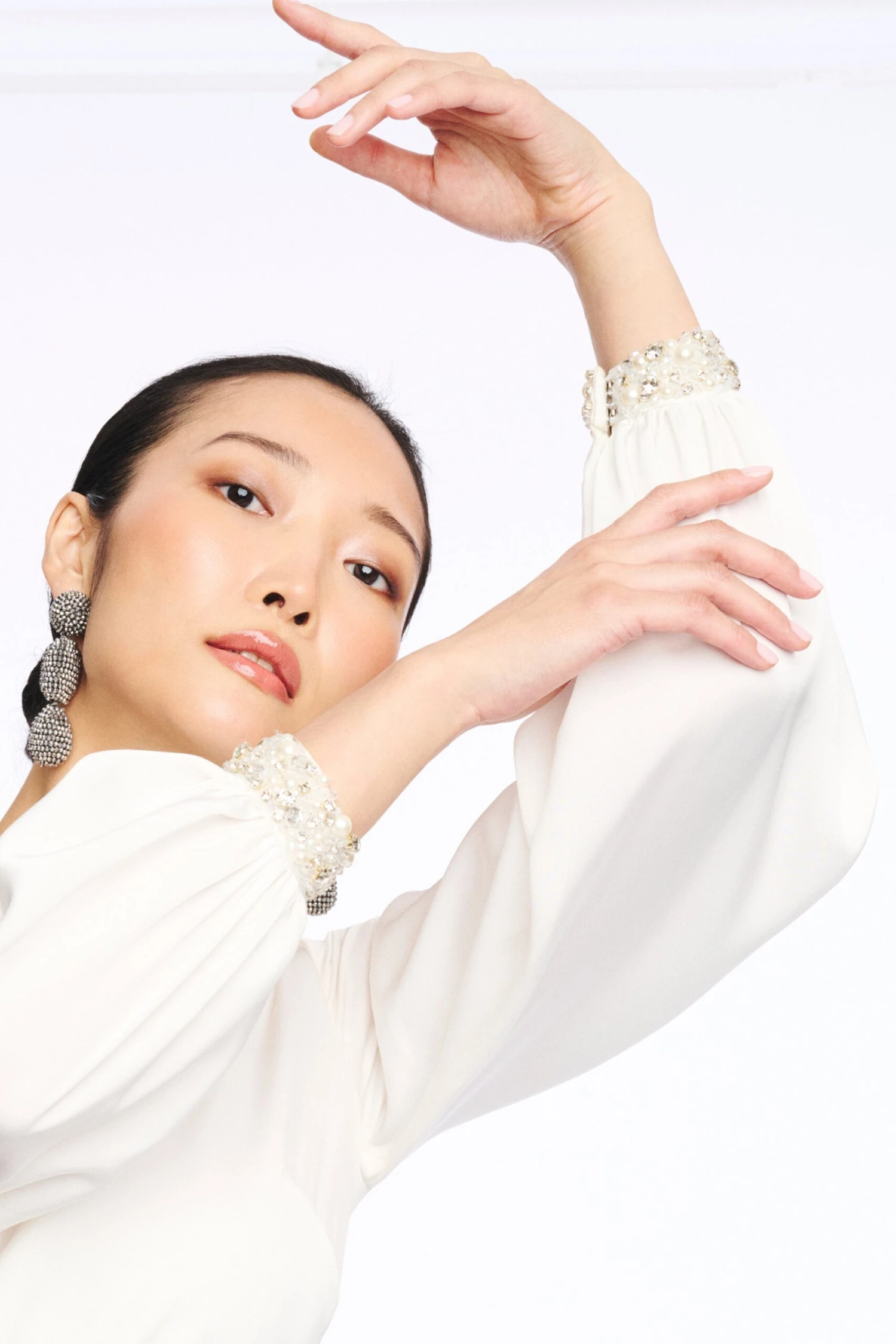 ASTOR GOWN - IVORY/BLACK 5 ASTOR GOWN - IVORY/BLACK - Image 3