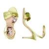 Chelsea Obi-Bow Open Toe - Electric Lime -Sachin and Babi US SHOT 08 005