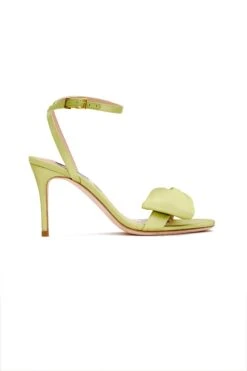 Chelsea Obi-Bow Open Toe - Electric Lime -Sachin and Babi US SHOT 08 125