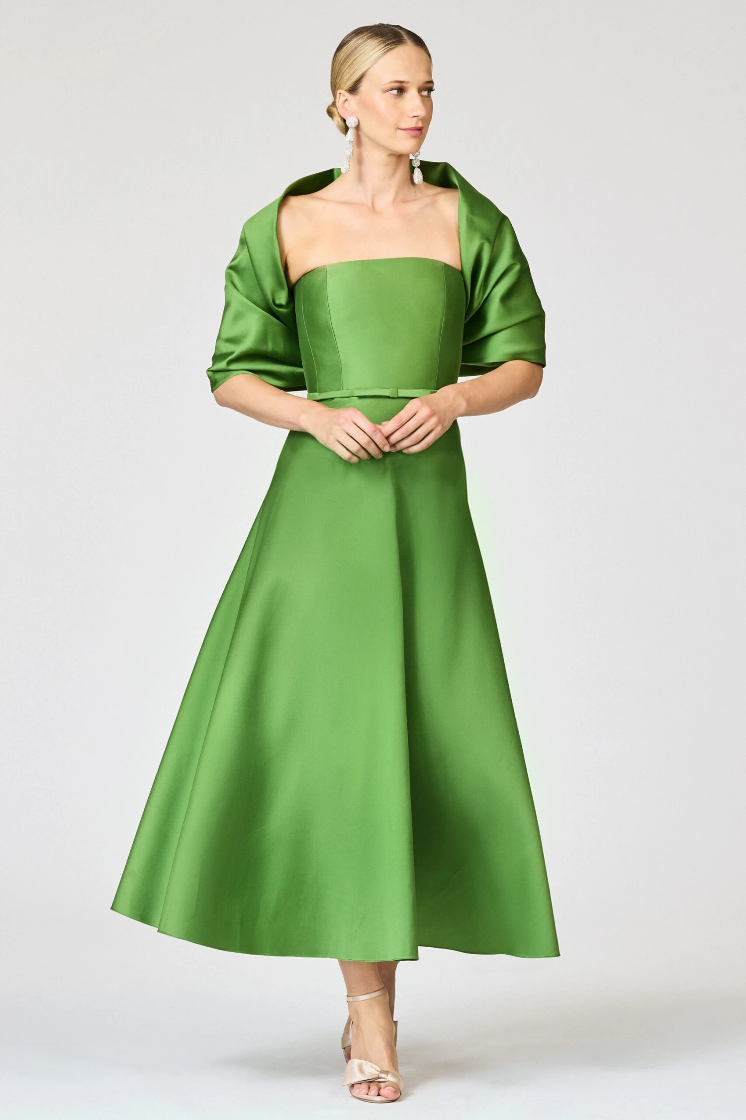 DARIAN DRESS - GREEN GARNET 7 DARIAN DRESS - GREEN GARNET - Image 5