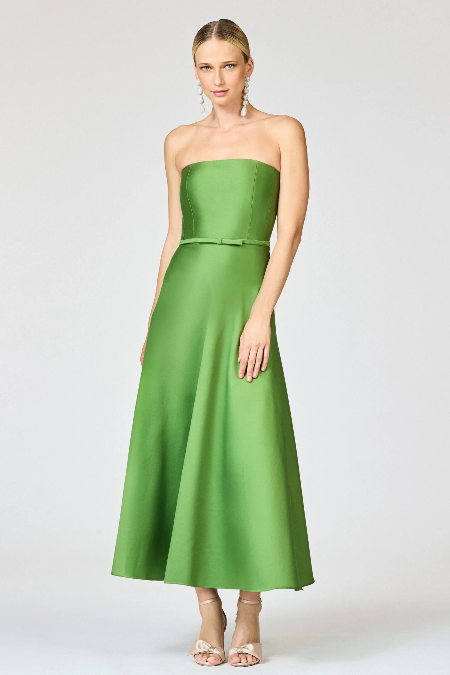 DARIAN DRESS - GREEN GARNET 4 DARIAN DRESS - GREEN GARNET - Image 2