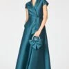 ETIENNE GOWN - FOREST GREEN -Sachin and Babi US SHOT 118 002