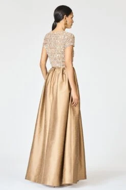 EMBELLISHED LONDA GOWN - CAFE -Sachin and Babi US SHOT 126 055 4497bd12 f095 48c9 80cf bdacb3b95c25