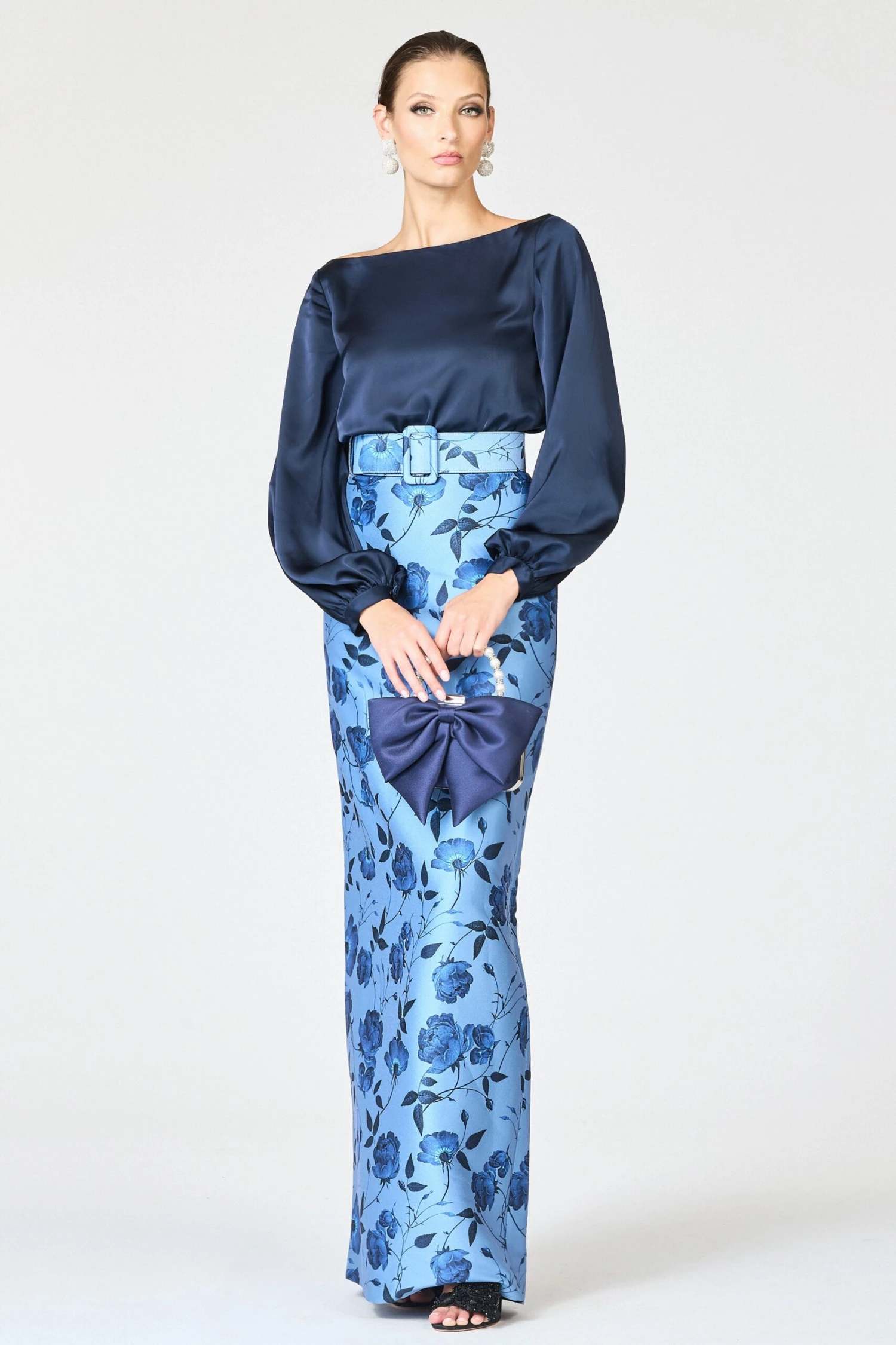 ASTOR GOWN - WILD STEEL ROSES 4 ASTOR GOWN - WILD STEEL ROSES - Image 2