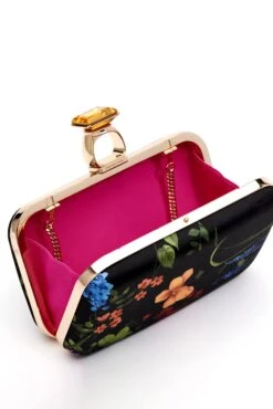 On The Rocks Clutch - Noir Wildflower -Sachin and Babi US SHOT 14 383