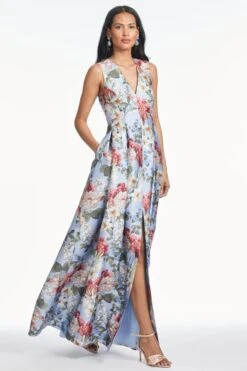 BROOKE GOWN - POWDER BLUE BOUQUET