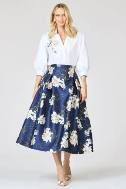 TIPPY SKIRT - NAVY NARCISSUS -Sachin and Babi US SHOT 21 045 e2d42553 1300 49a8 9e99 384631394d1c