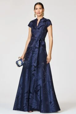 MARA GOWN - DEEP OCEAN