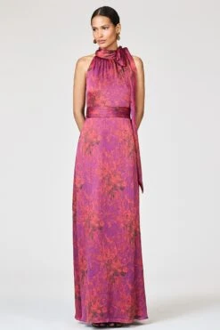 KAYLA GOWN - RASPBERRY BOUQUET