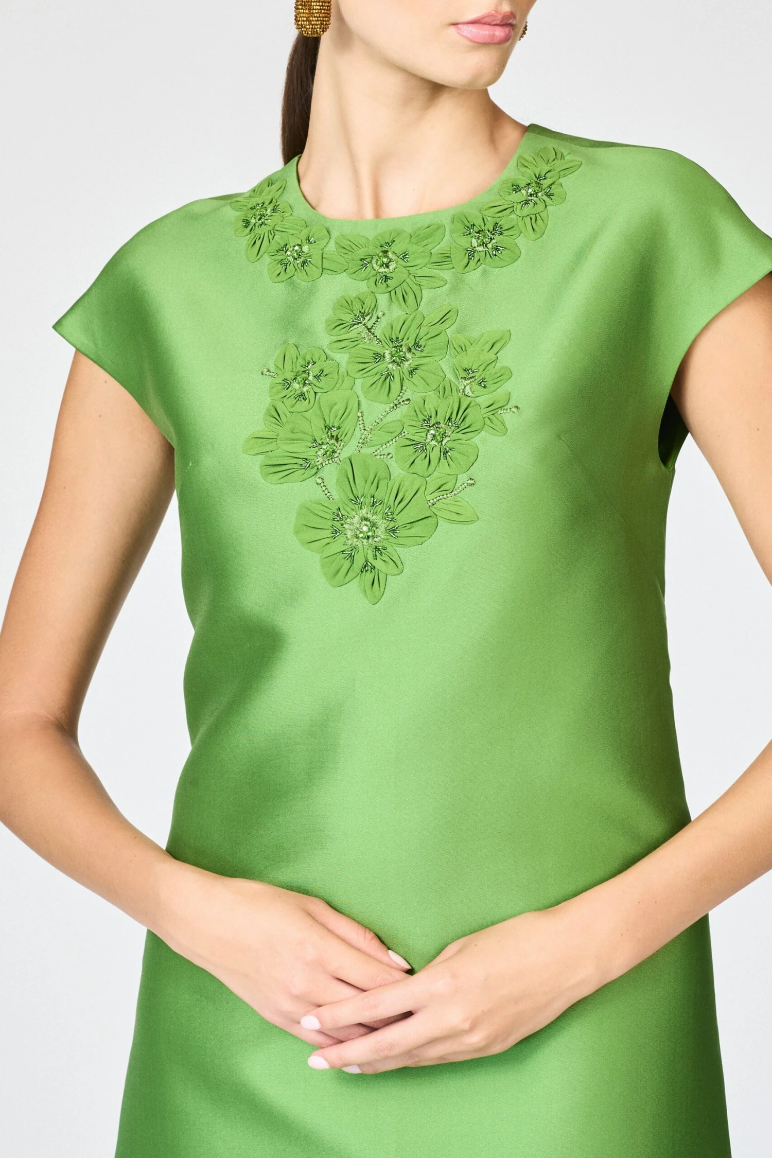 GWENDOLYN GOWN - GREEN GARNET 7 GWENDOLYN GOWN - GREEN GARNET - Image 5