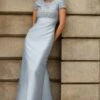 EMBELLISHED AMSTERDAM GOWN - GLACIAL BLUE