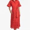 VINCENZA DRESS - CHERRY -Sachin and Babi US T251D07 623 2