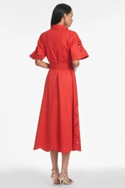 VINCENZA DRESS - CHERRY -Sachin and Babi US T251D07 623 4